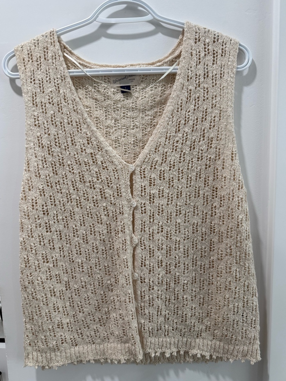 Cream Tank Top